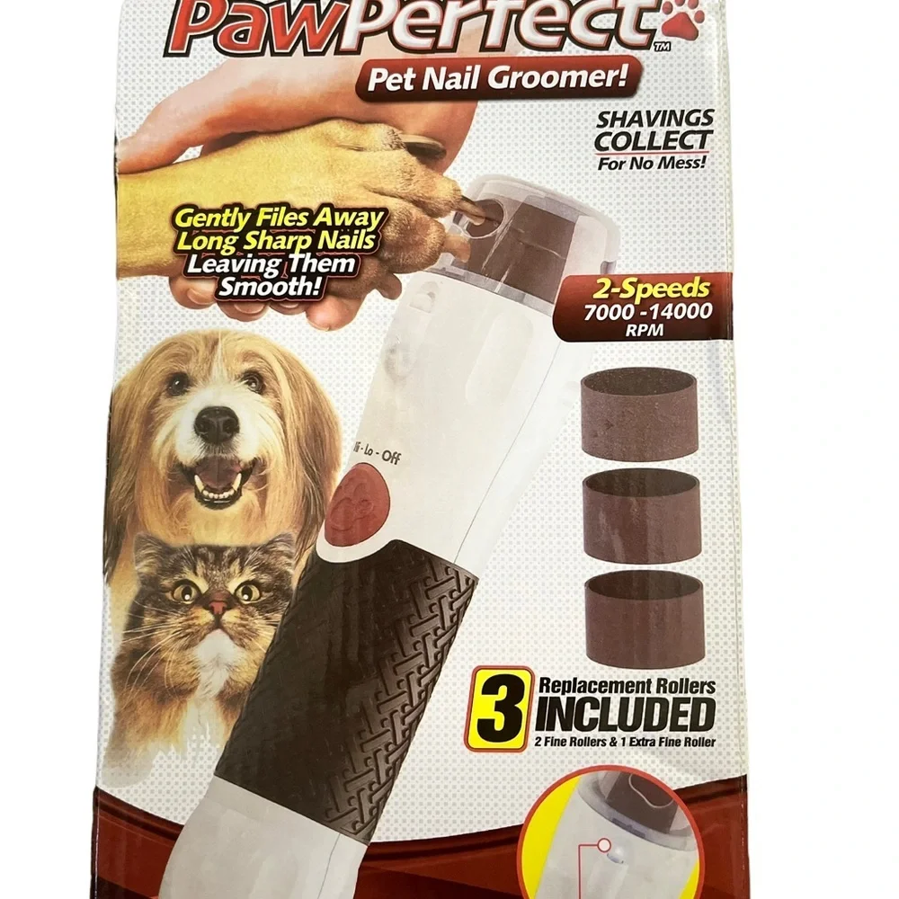 Bell Howell Paw Perfect - The Fast, Easy and Safe Pet Nail Filer and Trimmer.